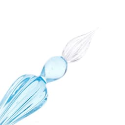 image-1 Pc Glass Drip Fountain Pen Vintage Glass Dip Dipping Pen Signature Filling Ink Fountain Pens With Gift Box New