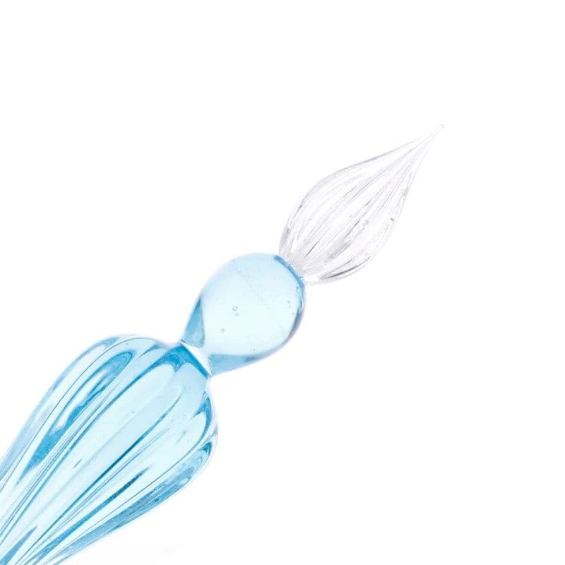 image-1 Pc Glass Drip Fountain Pen Vintage Glass Dip Dipping Pen Signature Filling Ink Fountain Pens With Gift Box New