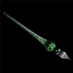 image-1 Pc Glass Drip Fountain Pen Vintage Glass Dip Dipping Pen Signature Filling Ink Fountain Pens With Gift Box New
