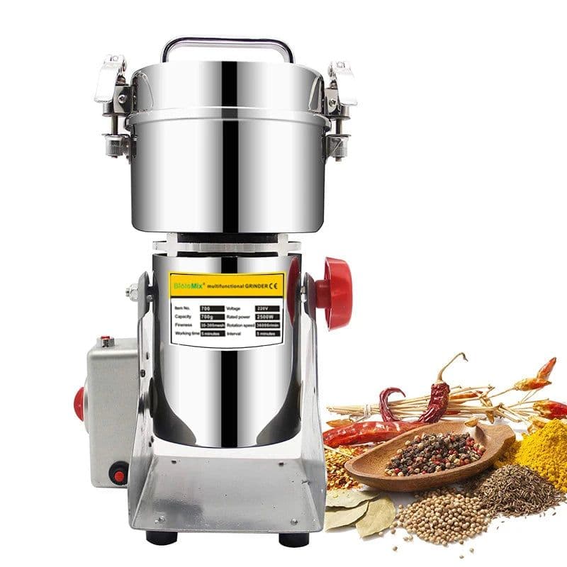 image-BioloMix 800g 700g Grains Spices Hebals Cereals Coffee Dry Food Grinder Mill Grinding Machine Gristmill Flour Powder crusher