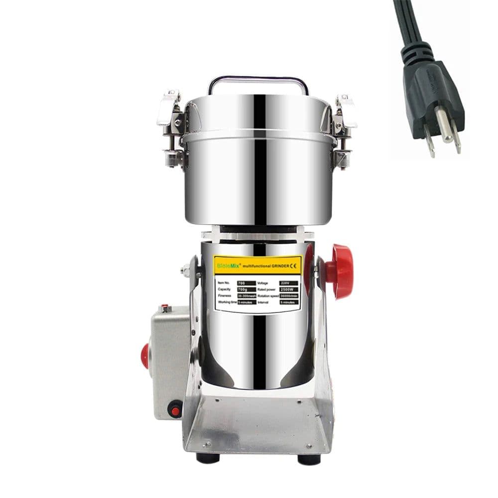 image-BioloMix 800g 700g Grains Spices Hebals Cereals Coffee Dry Food Grinder Mill Grinding Machine Gristmill Flour Powder crusher