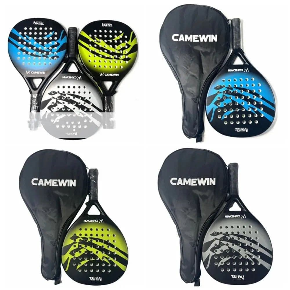image-Professional Beach Tennis Racket Thickening Durable Padel Rackets High Elasticity Carbon Fiber Tennis Racket