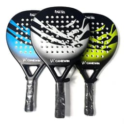 image-Professional Beach Tennis Racket Thickening Durable Padel Rackets High Elasticity Carbon Fiber Tennis Racket