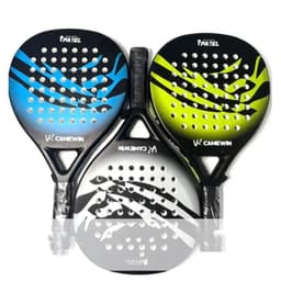 image-Professional Beach Tennis Racket Thickening Durable Padel Rackets High Elasticity Carbon Fiber Tennis Racket