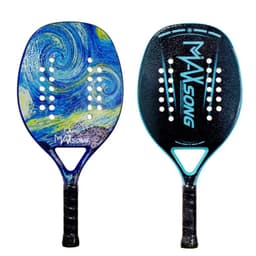 image-Professional Beach Tennis Racket Thickening Durable Padel Rackets High Elasticity Carbon Fiber Tennis Racket