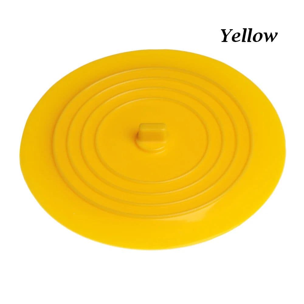 image-15cm Large Silicone Bathtub Stopper Leakage-proof Drain Cover Sink Hair Stopper Tub Flat Plug Stopper Bathroom Accessories