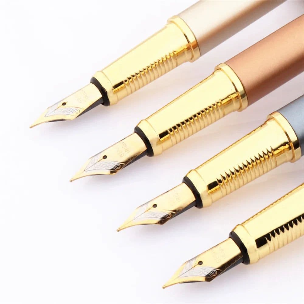 image-Luxury High Quality 7055 Various Student School Office Business Medium Nib Fountain Pen New