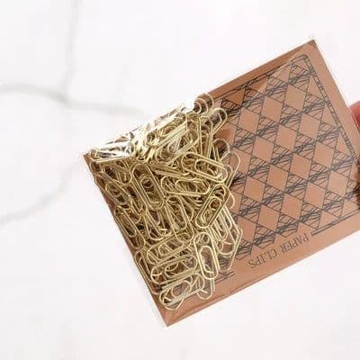 image-TUTU Effective Office Supplies the mini sliver Color Clip Bookmark Metal Office Accessories paper Clips Patchwork Clip H0082