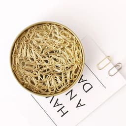 image-TUTU Effective Office Supplies the mini sliver Color Clip Bookmark Metal Office Accessories paper Clips Patchwork Clip H0082