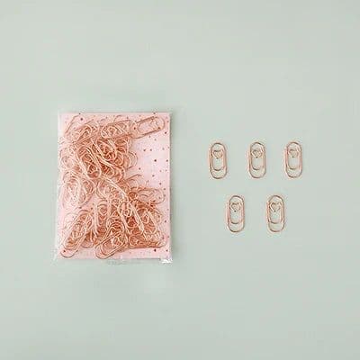 image-TUTU Effective Office Supplies the mini sliver Color Clip Bookmark Metal Office Accessories paper Clips Patchwork Clip H0082