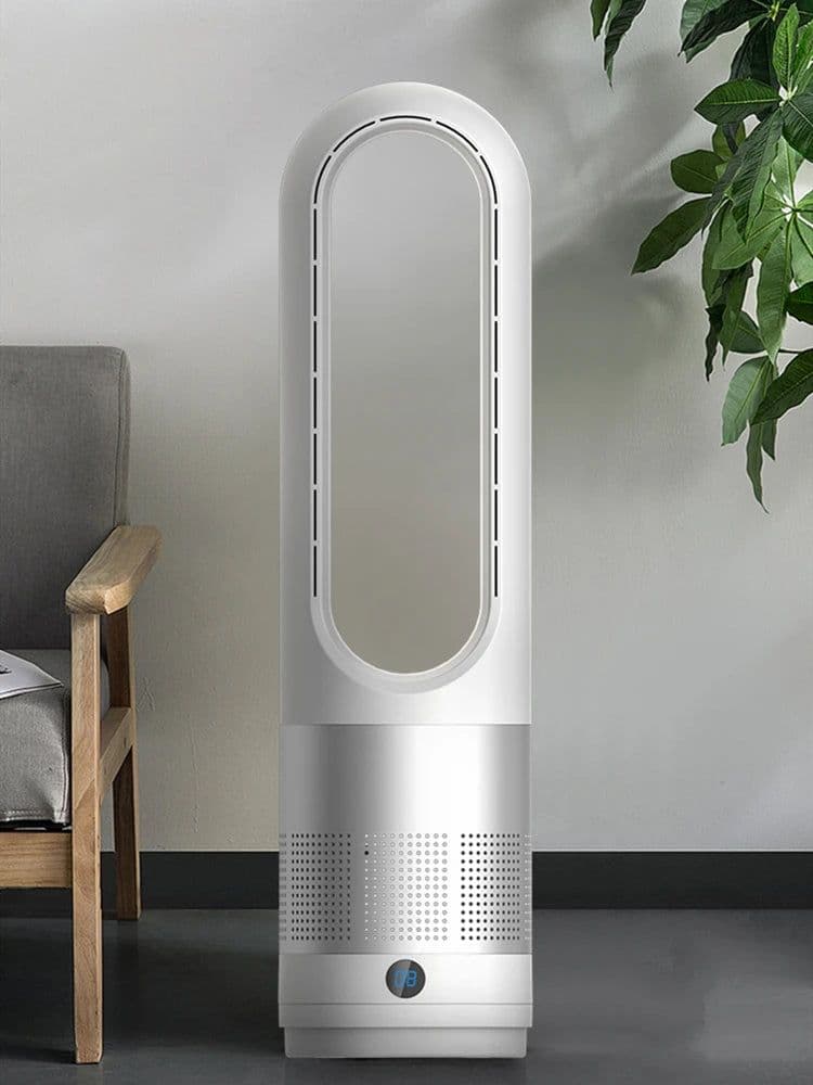 image-110V / 220V 18 inch Mini Household Leaf Less Electric Fan Remote Control Timing function,Floor Standing Fan вентилятор напольный
