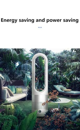 image-110V / 220V 18 inch Mini Household Leaf Less Electric Fan Remote Control Timing function,Floor Standing Fan вентилятор напольный