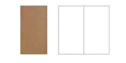 image-2pcs 4.3"x8.3" Midori Traveler's Notebook Refill 110mmx210mm Blank Dot Grid Paper Weekly Plan Ruled 32 sheets Standard Style