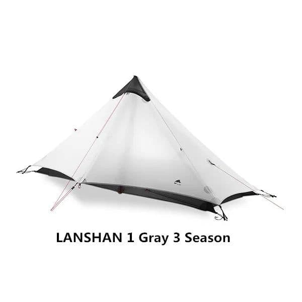 image-LanShan 2 3F UL GEAR 2 Person 1 Person Outdoor Ultralight Camping Tent 3 Season 4 Season Professional 15D Silnylon Rodless Tent