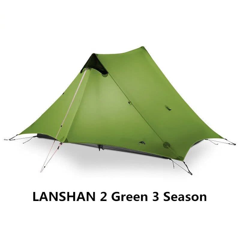 image-LanShan 2 3F UL GEAR 2 Person 1 Person Outdoor Ultralight Camping Tent 3 Season 4 Season Professional 15D Silnylon Rodless Tent