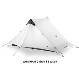 image-LanShan 2 3F UL GEAR 2 Person 1 Person Outdoor Ultralight Camping Tent 3 Season 4 Season Professional 15D Silnylon Rodless Tent
