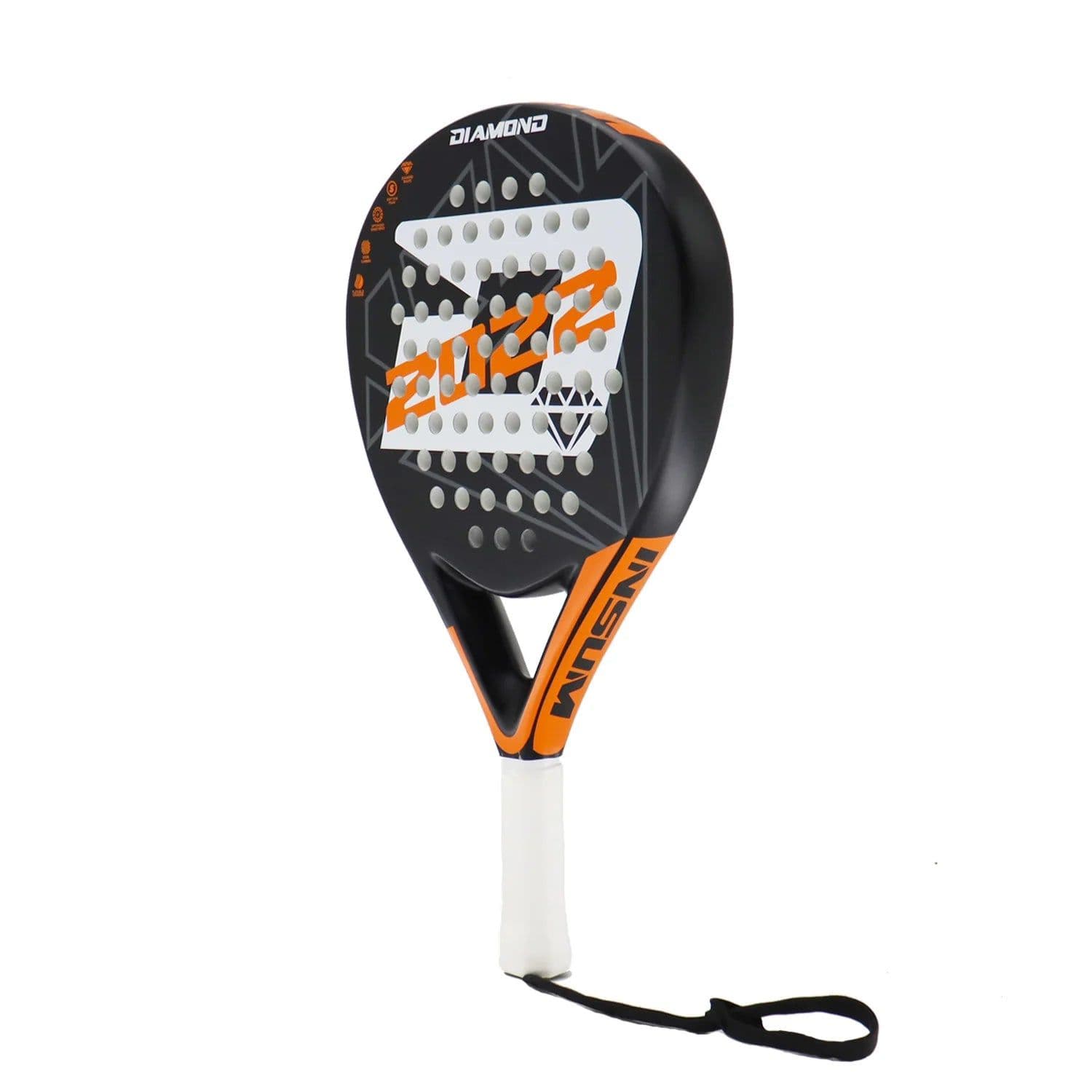 image-Padel Racket Full Carbon Fiber Surface High Balance with EVA SOFT Memory Padel Paddle shovel