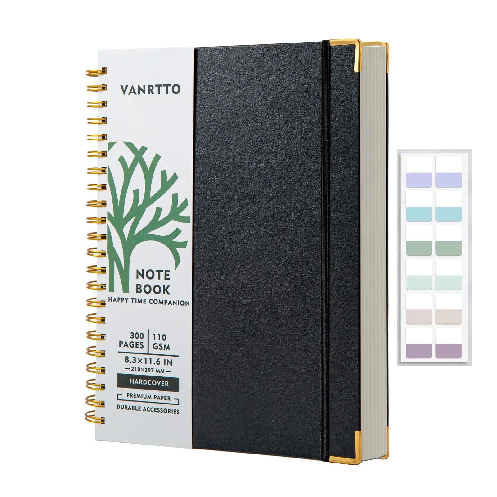image-300 Sheets A4 Spiral Book Coil Notebook Weekly Paper Notepad Journal Diary Sketchbook School Office Stationery Supplies