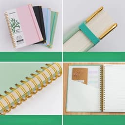 image-300 Sheets A4 Spiral Book Coil Notebook Weekly Paper Notepad Journal Diary Sketchbook School Office Stationery Supplies