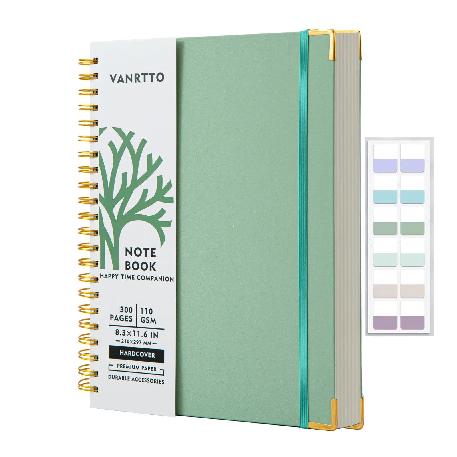 image-300 Sheets A4 Spiral Book Coil Notebook Weekly Paper Notepad Journal Diary Sketchbook School Office Stationery Supplies