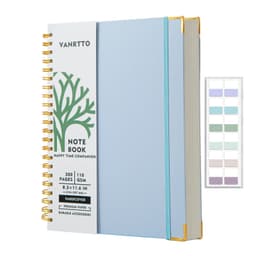 image-300 Sheets A4 Spiral Book Coil Notebook Weekly Paper Notepad Journal Diary Sketchbook School Office Stationery Supplies