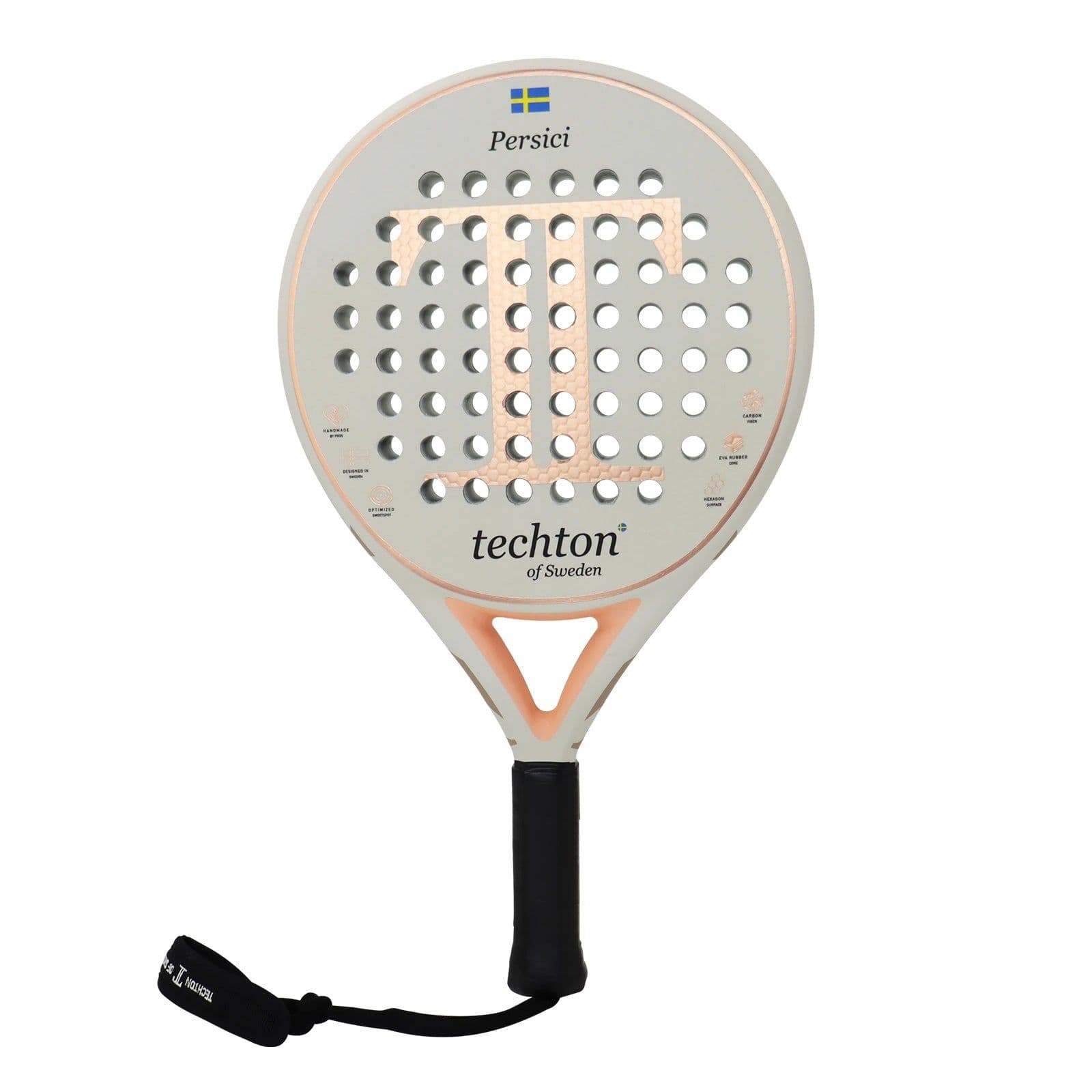 image-Padel Racket with Cover bag Optimized Sweetspot Sweden Map Series Full Carbon/3K/12K Surface EVA Core Handmade Tenis Para Hombre