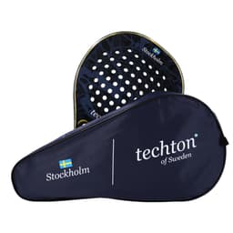 image-Padel Racket with Cover bag Optimized Sweetspot Sweden Map Series Full Carbon/3K/12K Surface EVA Core Handmade Tenis Para Hombre