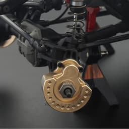image-1/10 RC Crawler Heavy Duty Brass Counter Weight Set Portal Drive Axle Housing Bumper Mount for TRX4 TRX6 Upgrade Parts
