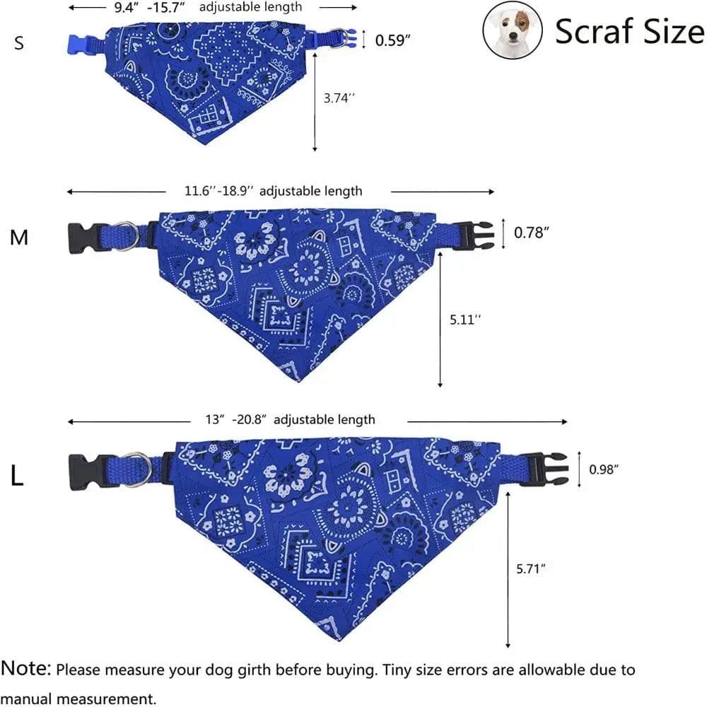 image-Dog Bandanas Cotton Large Pet Scarf Pet Plaid Washable Bow Ties Collar Cat Dog Scarf Large Puppy Kerchief Dog Accessories