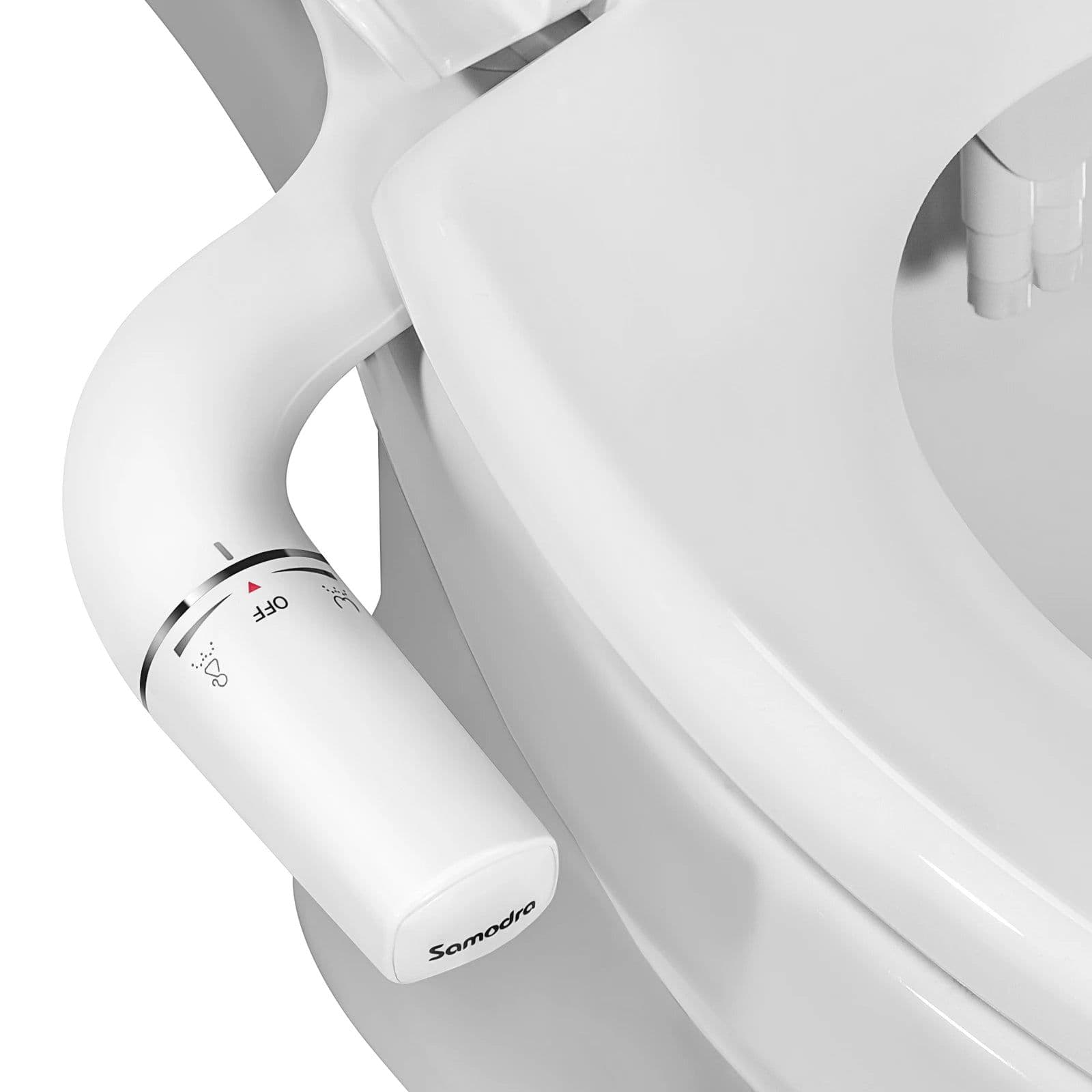 image-SAMODRA Right/Left Hand Toitet Bidet Sprayer Non-Electric Dual Nozzle Bidet Toilet Seat Hygienic Shower For Bathroom Accessories