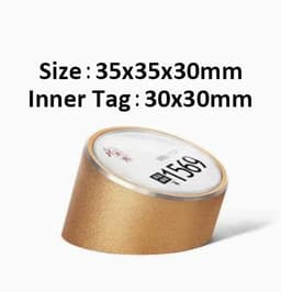 image-Acrylic Price Tag Paper Holder Display Stand Table Mini Price Cubes Jewelry Label Sign Watch Tag