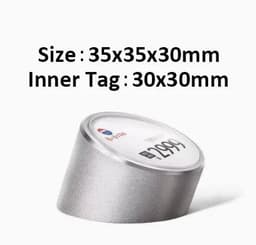 image-Acrylic Price Tag Paper Holder Display Stand Table Mini Price Cubes Jewelry Label Sign Watch Tag