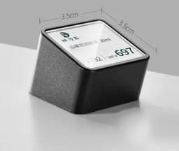 image-Acrylic Price Tag Paper Holder Display Stand Table Mini Price Cubes Jewelry Label Sign Watch Tag