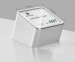 image-Acrylic Price Tag Paper Holder Display Stand Table Mini Price Cubes Jewelry Label Sign Watch Tag