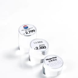 image-Acrylic Price Tag Paper Holder Display Stand Table Mini Price Cubes Jewelry Label Sign Watch Tag
