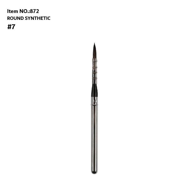 image-ArtSecret 872 6pcs Quill Round Travel Paint Brush Set Watercolor Gouache Paint Mix Of Synthetic Hair And Squirrel Hair