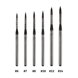 image-ArtSecret 872 6pcs Quill Round Travel Paint Brush Set Watercolor Gouache Paint Mix Of Synthetic Hair And Squirrel Hair