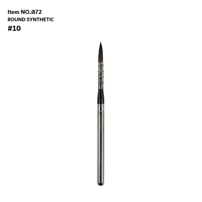 image-ArtSecret 872 6pcs Quill Round Travel Paint Brush Set Watercolor Gouache Paint Mix Of Synthetic Hair And Squirrel Hair