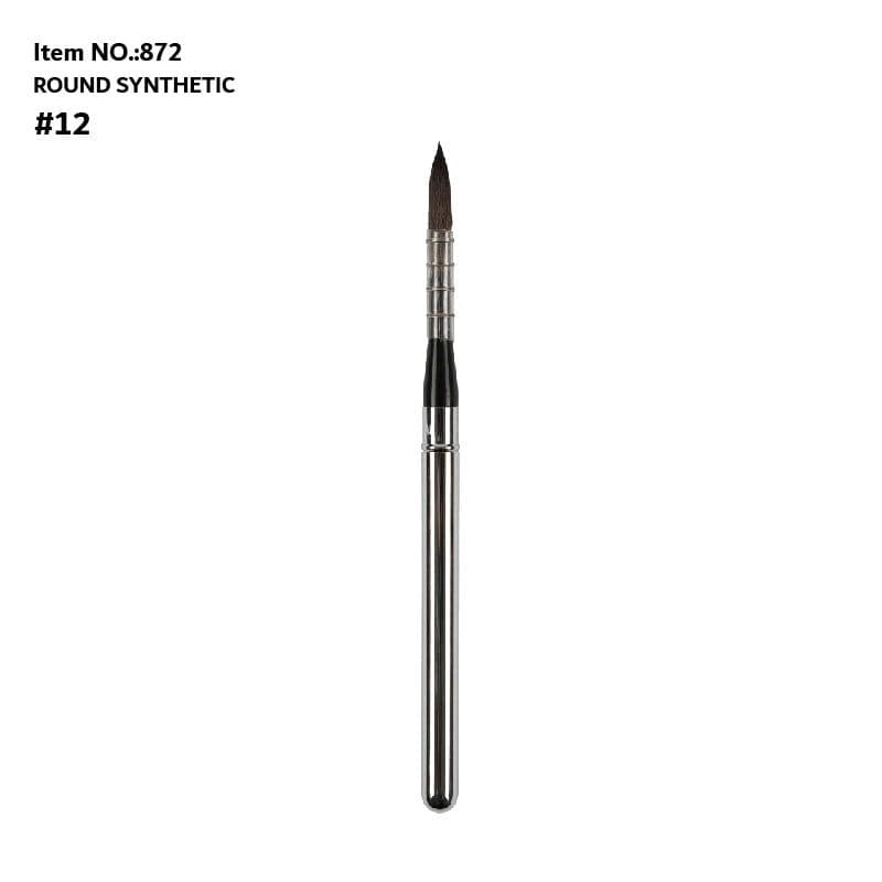 image-ArtSecret 872 6pcs Quill Round Travel Paint Brush Set Watercolor Gouache Paint Mix Of Synthetic Hair And Squirrel Hair