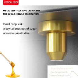 image-XEOLEO Fructose Machine 16 kinds Syrup Dispenser 8L Container for Bubble Tea /Coffe Shop Fructose Dispenser Fructose Quantizer
