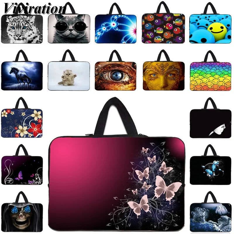 image-Notebook Carry Bag 10 Tablet Briefcase Fundas Para Laptop 16 17 15.6 12 13 14 Bag Bolsas Handbag Chromebook Case For Macbook MSI