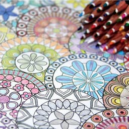 image-Books 120p Korean Mandalas Flower Coloring Book for Children Adult Relieve Stress Graffiti Painting Drawing Art Book Stationery