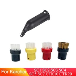 image-New Cleaning Brushes For Karcher Steam Vacuum Cleaner Head Parts SC1 SC2 SC3 SC4 SC5 SC7 CTK10 CTK20 Powerful Nozzle Clean Brush