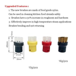 image-New Cleaning Brushes For Karcher Steam Vacuum Cleaner Head Parts SC1 SC2 SC3 SC4 SC5 SC7 CTK10 CTK20 Powerful Nozzle Clean Brush