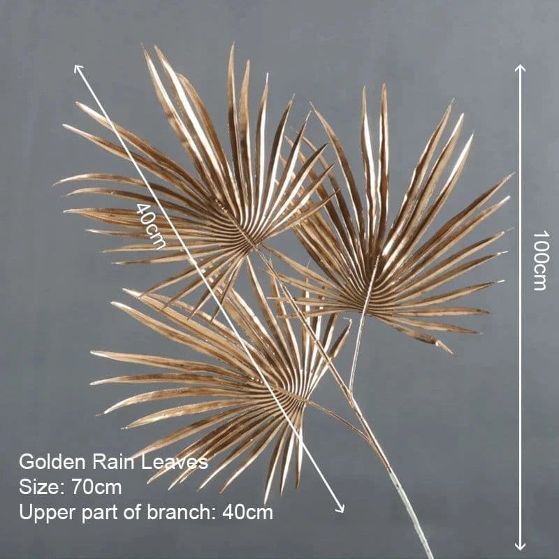 image-Artificial Golden Plants Maple Leaf Christmas Decor Home Living Room Desk Decoration Party Wedding Holiday Flower Arrangement