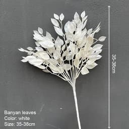 image-Artificial Golden Plants Maple Leaf Christmas Decor Home Living Room Desk Decoration Party Wedding Holiday Flower Arrangement
