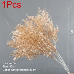 image-Artificial Golden Plants Maple Leaf Christmas Decor Home Living Room Desk Decoration Party Wedding Holiday Flower Arrangement