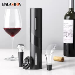 image-Automatic Electric Wine Openers for Beer USB Rechargeable Beer Bottle Openers Corkscrew Wine Beer Cap Opener Kitchen Accessories