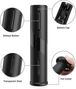 image-Automatic Electric Wine Openers for Beer USB Rechargeable Beer Bottle Openers Corkscrew Wine Beer Cap Opener Kitchen Accessories