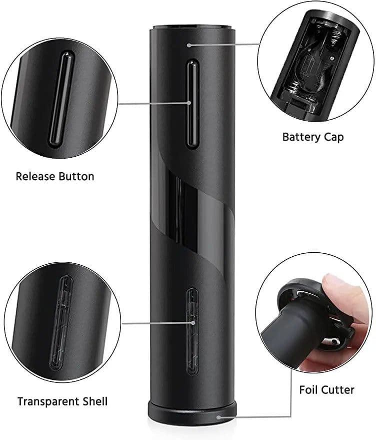 image-Automatic Electric Wine Openers for Beer USB Rechargeable Beer Bottle Openers Corkscrew Wine Beer Cap Opener Kitchen Accessories